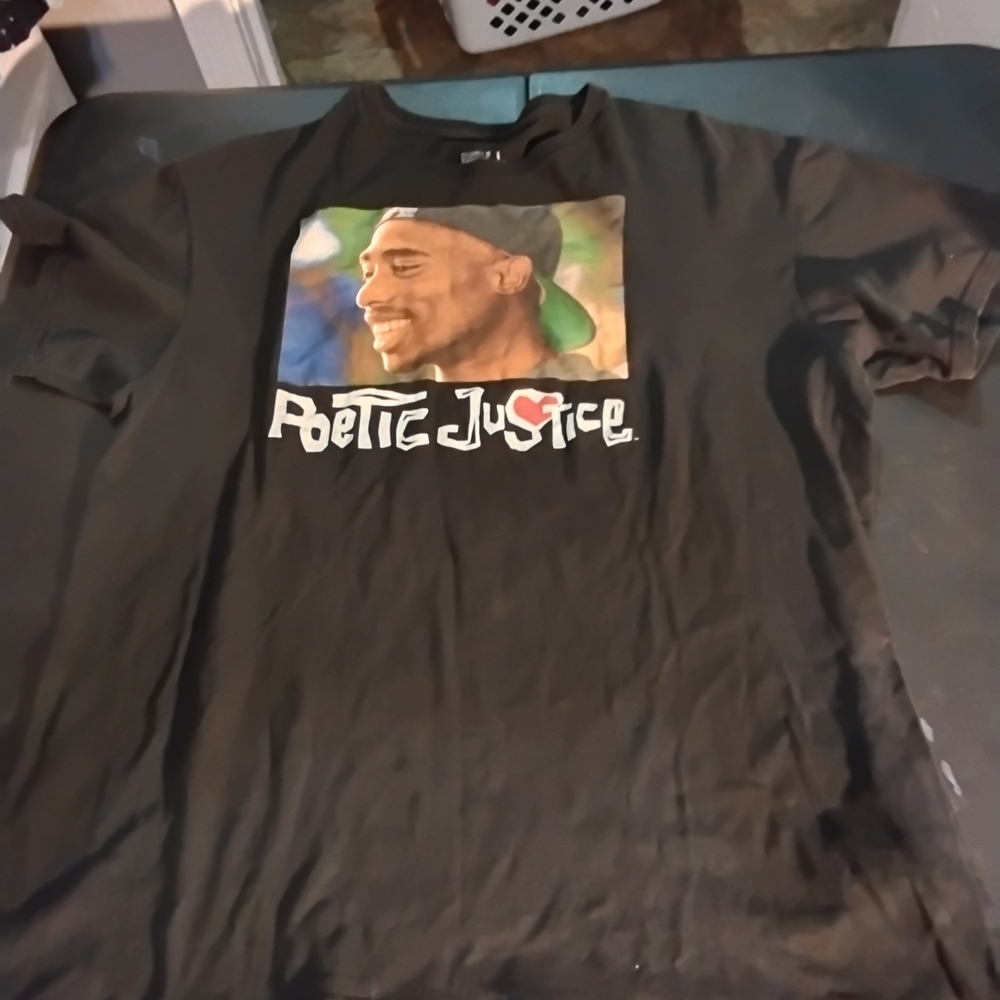 Poetic Justice Black Graphic Tee